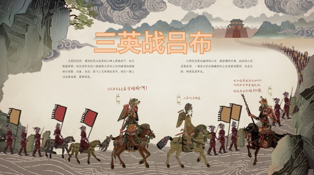 三英战吕布